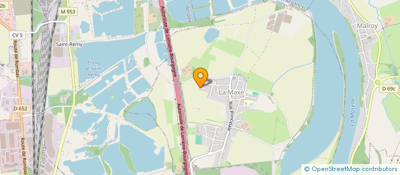 localisation de l'entreprise MADAME DANIELE PORO  LA MAXE