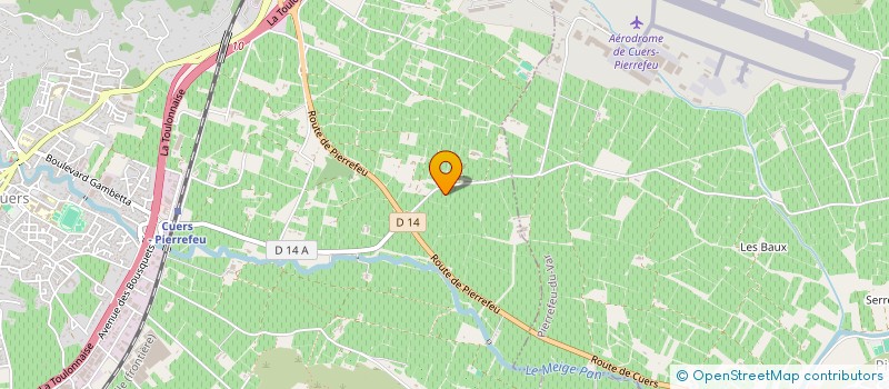 localisation de l'entreprise MADAME DANIELE PORRE  CUERS
