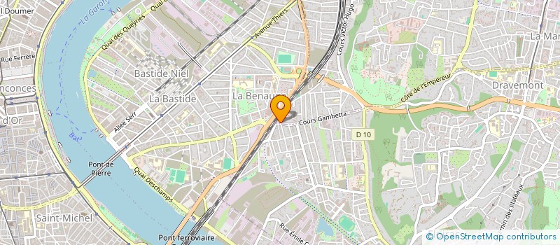 localisation de l'entreprise MADAME DANIELE PRADIER  CENON