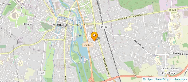 localisation de l'entreprise MADAME DANIELE PRESLES à MONTARGIS