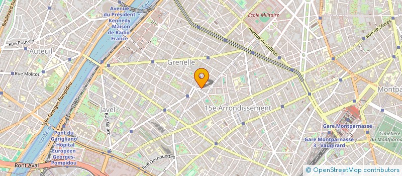 localisation de l'entreprise MADAME DANIELE QUENNEJEAN  PARIS