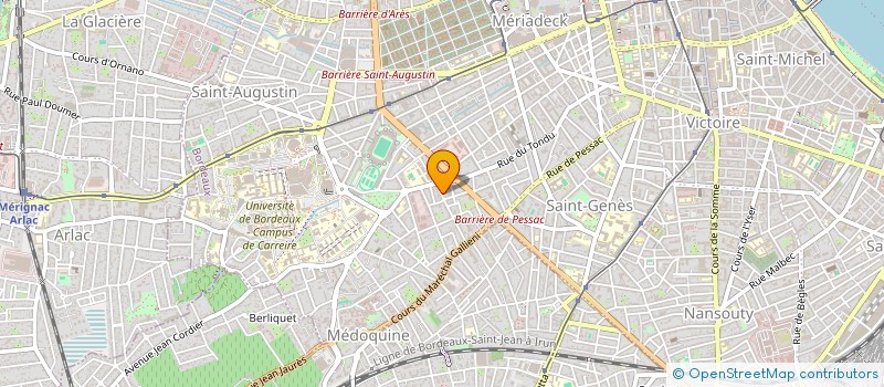 localisation de l'entreprise MADAME DANIELE REBOUL BELLOUARD à BORDEAUX