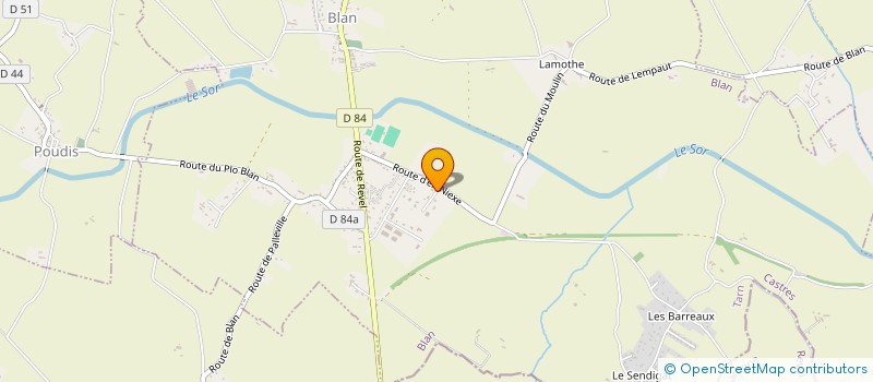 localisation de l'entreprise MADAME DANIELE REILLES  BLAN