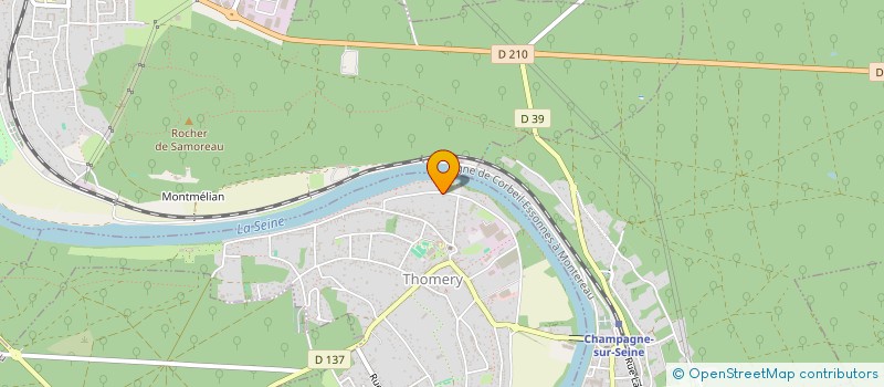 localisation de l'entreprise MADAME DANIELE RENAULT  THOMERY