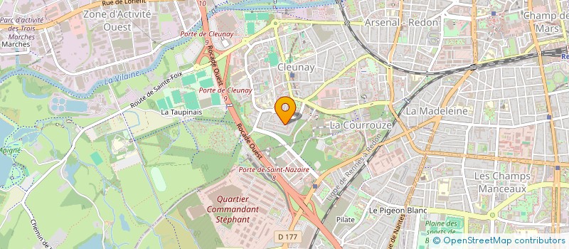 localisation de l'entreprise MADAME DANIELE RENOU  RENNES