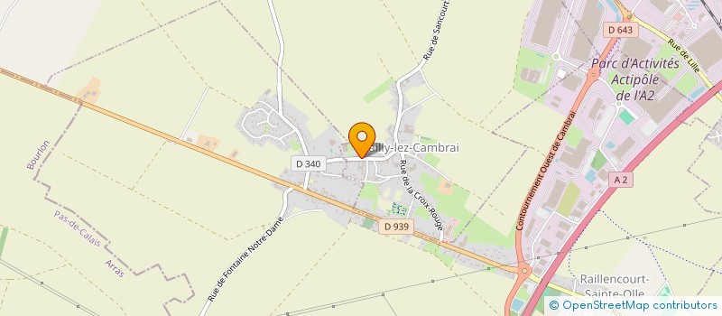 localisation de l'entreprise MADAME DANIELE RICHEZ  SAILLY-LEZ-CAMBRAI