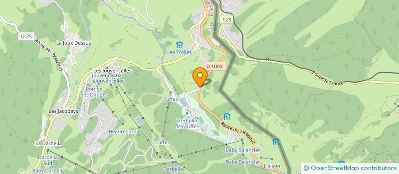 localisation de l'entreprise MADAME DANIELE RISTOT  PREMANON