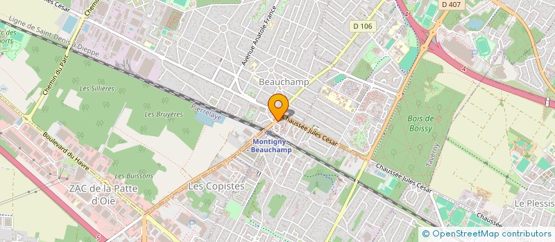 localisation de l'entreprise MADAME DANIELE ROBSON  BEAUCHAMP