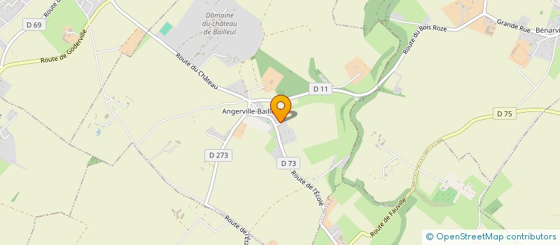 localisation de l'entreprise MADAME DANIELE ROSE  ANGERVILLE-BAILLEUL