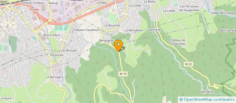 localisation de l'entreprise MADAME DANIELE ROURE à LE CHAMBON-FEUGEROLLES