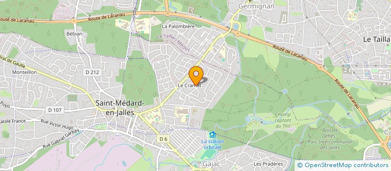 localisation de l'entreprise MADAME DANIELE RUMMELHART  SAINT MEDARD EN JALLES