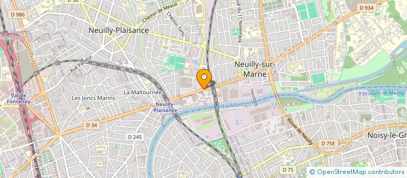 localisation de l'entreprise MADAME DANIELE SAGOT à NEUILLY-SUR-MARNE