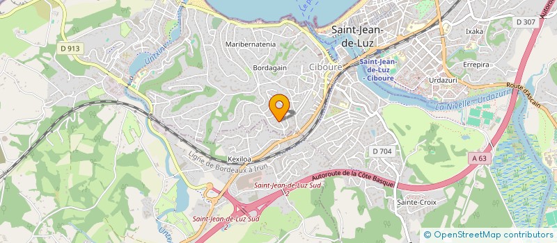 localisation de l'entreprise MADAME DANIELE SALOMON à SAINT-JEAN-DE-LUZ