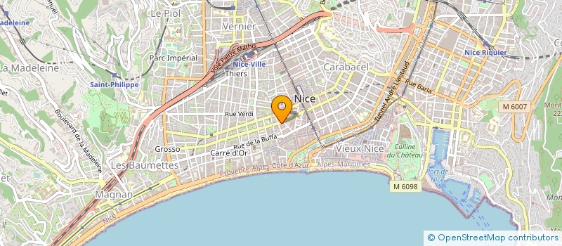localisation de l'entreprise MADAME DANIELE SAMAMA à NICE
