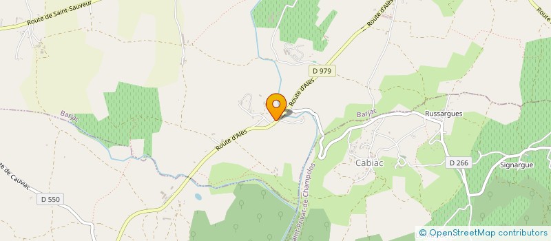 localisation de l'entreprise MADAME DANIELE SANTORO  BARJAC