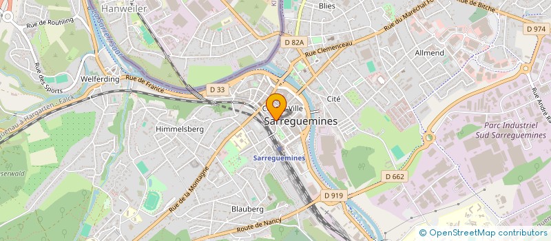localisation de l'entreprise MADAME DANIELE SCHUTZ à SARREGUEMINES