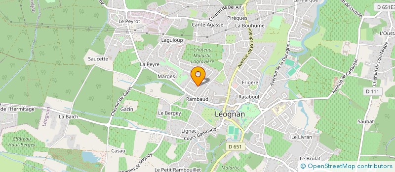 localisation de l'entreprise MADAME DANIELE SEGUIN à LEOGNAN
