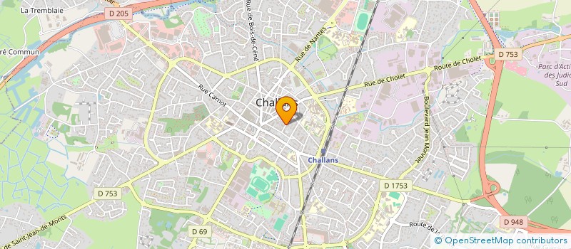 localisation de l'entreprise MADAME DANIELE SEGURA à CHALLANS