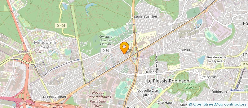 localisation de l'entreprise MADAME DANIELE SIMON à CLAMART