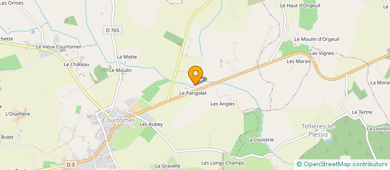 localisation de l'entreprise MADAME DANIELE SOULIS à COURTOMER