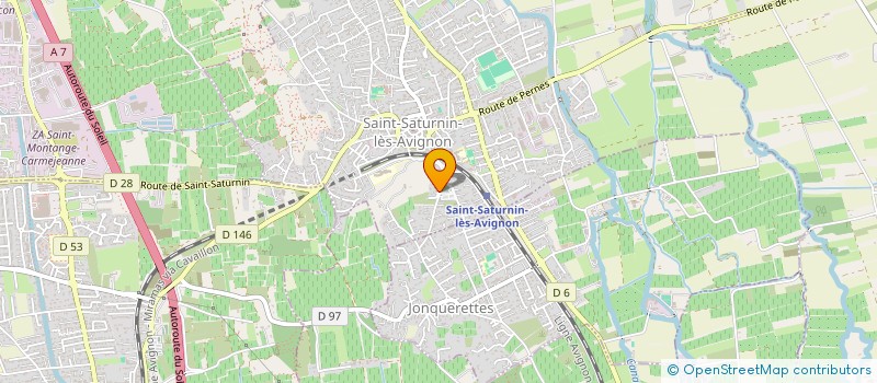 localisation de l'entreprise MADAME DANIELE SPENLE  SAINT-SATURNIN-LES-AVIGNON