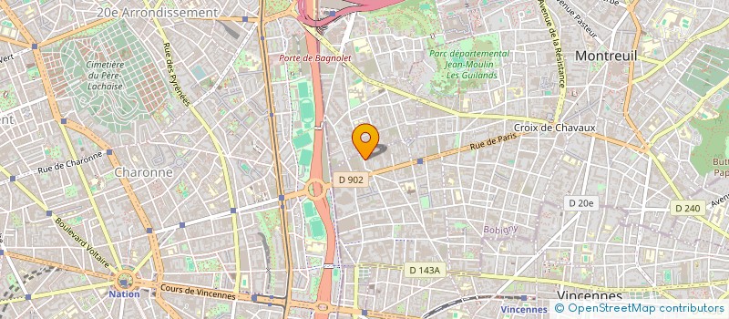 localisation de l'entreprise MADAME DANIELE SUGIER à MONTREUIL