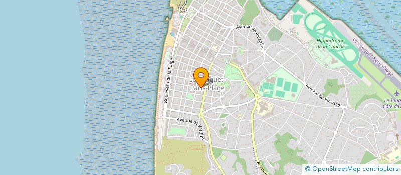 localisation de l'entreprise MADAME DANIELE VAISSIER  LE TOUQUET-PARIS-PLAGE