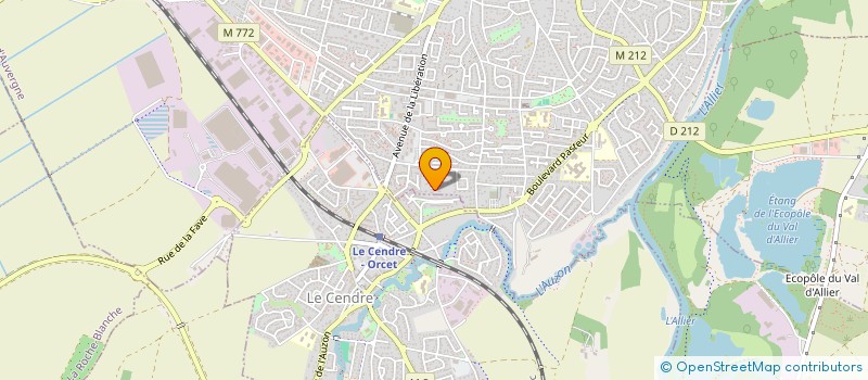 localisation de l'entreprise MADAME DANIELE VALAT à COURNON-D'AUVERGNE