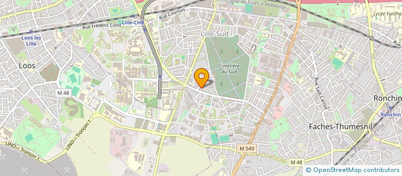 localisation de l'entreprise MADAME DANIELE VANGANSBEKE à LILLE