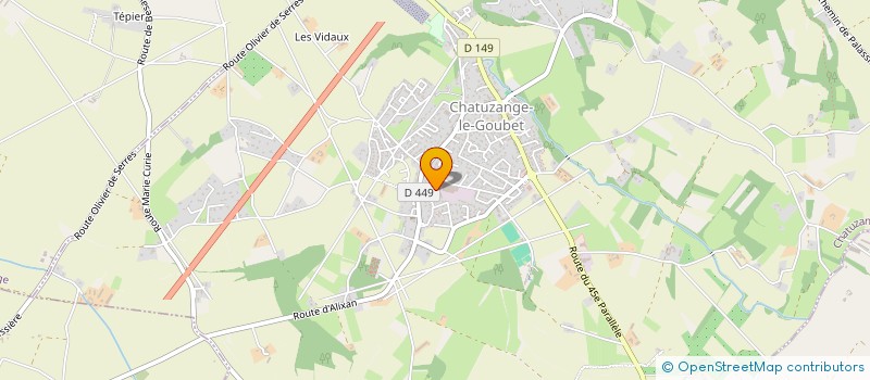 localisation de l'entreprise MADAME DANIELE VICAT à CHATUZANGE-LE-GOUBET
