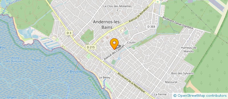 localisation de l'entreprise MADAME DANIELE VIGNAUD à ANDERNOS-LES-BAINS