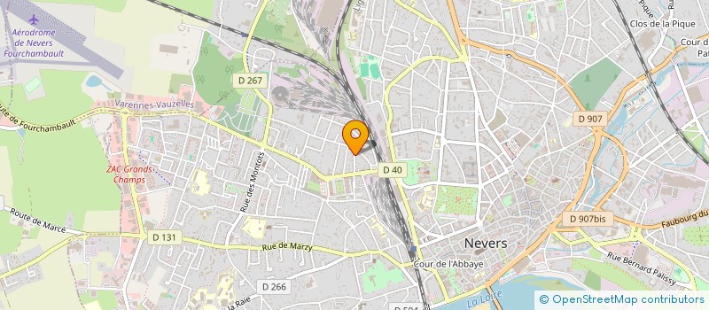 localisation de l'entreprise MADAME DANIELE VIGNERON à NEVERS