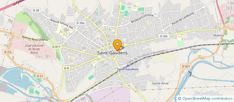 localisation de l'entreprise MADAME DANIELE VOIRY à SAINT-GAUDENS