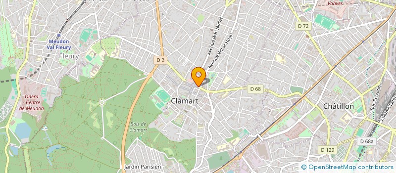 localisation de l'entreprise MADAME DANIELE VU THI AI LIEN à CLAMART