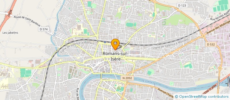 localisation de l'entreprise MADAME DANIELLA ASENOVA ANGELOVA  ROMANS-SUR-ISERE