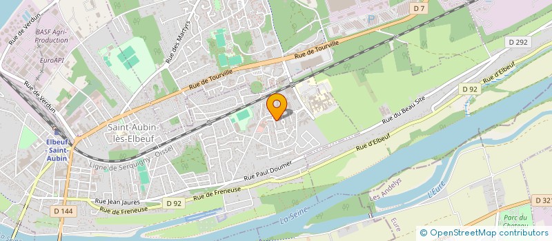 localisation de l'entreprise MADAME DANIELLA BANCE  SAINT-AUBIN-LES-ELBEUF