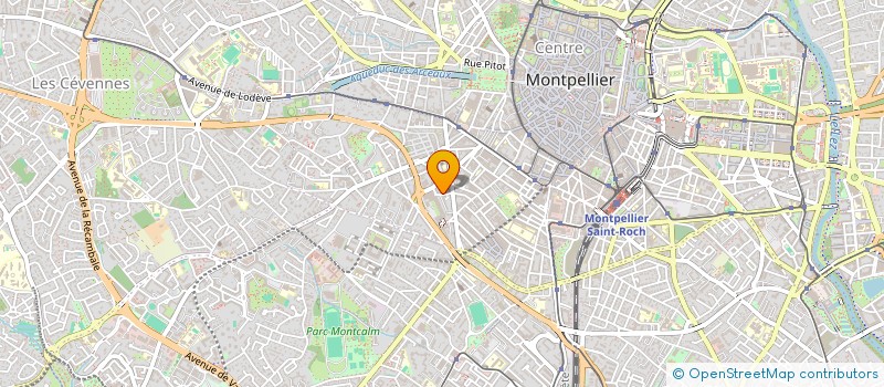 localisation de l'entreprise MADAME DANIELLA BLAKE à MONTPELLIER