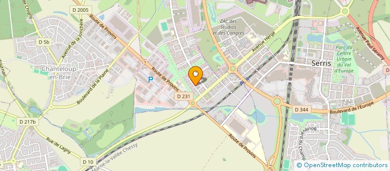 localisation de l'entreprise MADAME DANIELLA FLETCHER  MONTEVRAIN