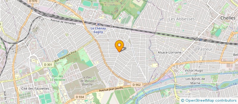 localisation de l'entreprise MADAME DANIELLA GRENON  GAGNY