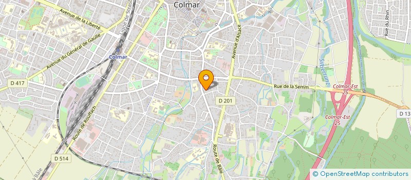 localisation de l'entreprise MADAME DANIELLA IBRAHIM  COLMAR