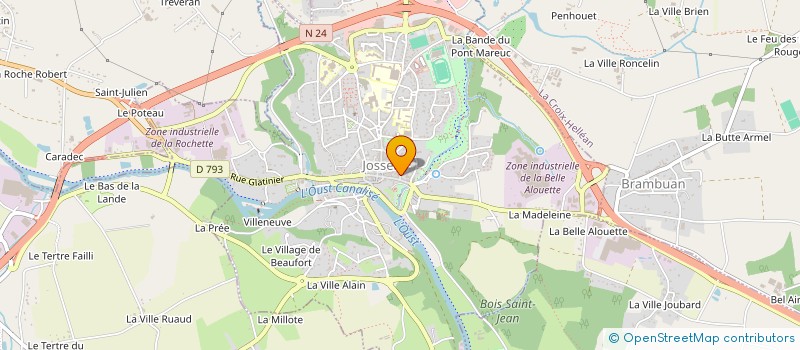 localisation de l'entreprise MADAME DANIELLA RICHETTA  JOSSELIN