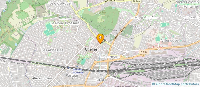 localisation de l'entreprise MADAME DANIELLA SEMEDO DA VEIGA FURTADO  CHELLES