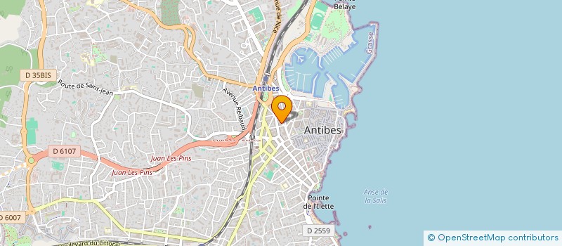 localisation de l'entreprise MADAME DANIELLA TERRERAN à ANTIBES
