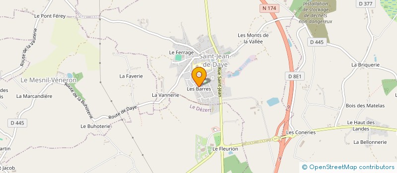 localisation de l'entreprise MADAME DANIELLE ACKER  SAINT-JEAN-DE-DAYE