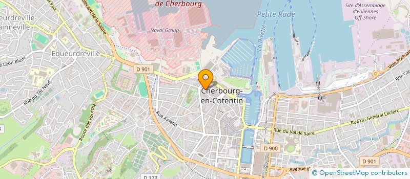 localisation de l'entreprise MADAME DANIELLE ADAM à CHERBOURG-EN-COTENTIN