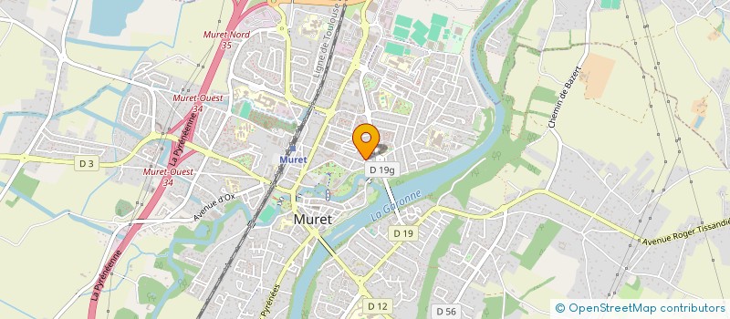 localisation de l'entreprise MADAME DANIELLE ADER  MURET