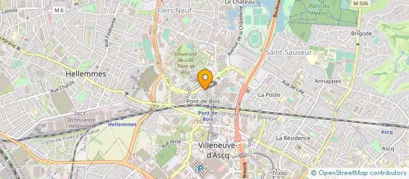 localisation de l'entreprise MADAME DANIELLE AFANE  VILLENEUVE-D'ASCQ