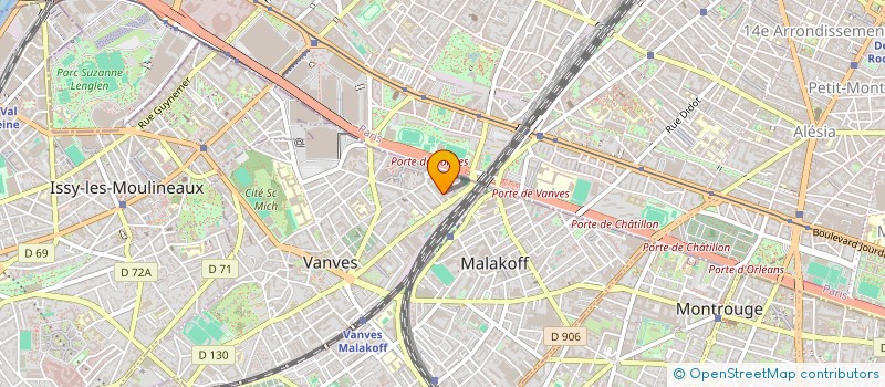 localisation de l'entreprise MADAME DANIELLE AKAMBA ZE AKONO  VANVES