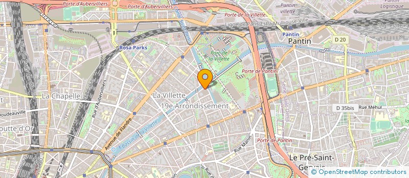 localisation de l'entreprise MADAME DANIELLE ALBERT  PARIS