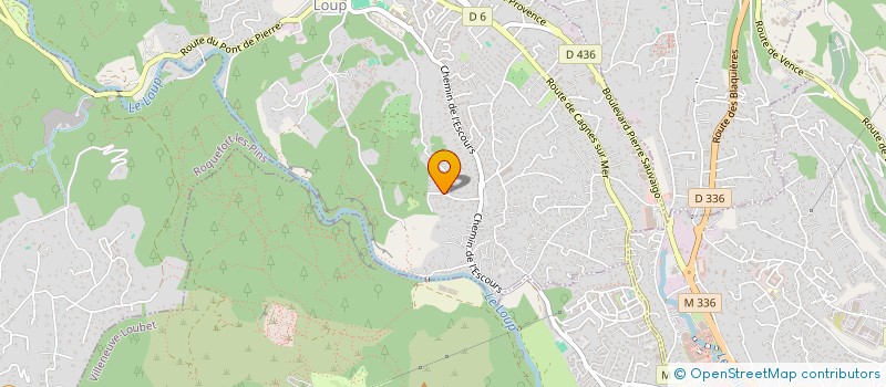 localisation de l'entreprise MADAME DANIELLE ALIE  LA COLLE-SUR-LOUP